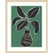 Jade Potted Palm I by June Erica Vess Wood Framed Wall Art Print